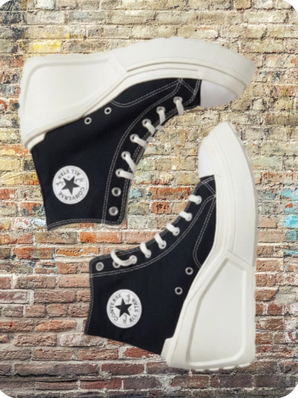 Converse Chuck 70 De Luxe Wedge Sneaker Womens 10.5 Black Platform A06478C EU 42